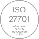 ISO 27701 certification badge