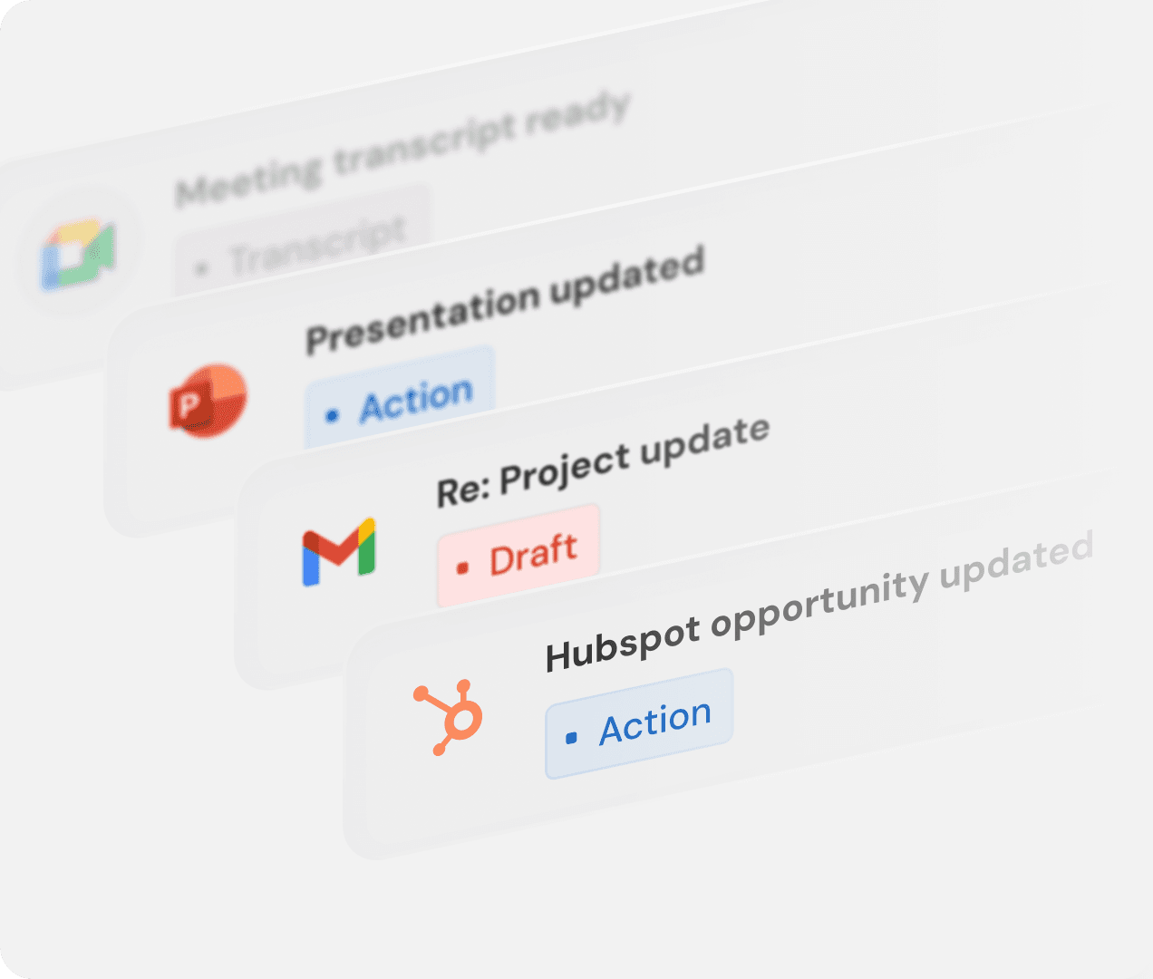 Execute actions in Revo or send them to Claude and ChatGPT